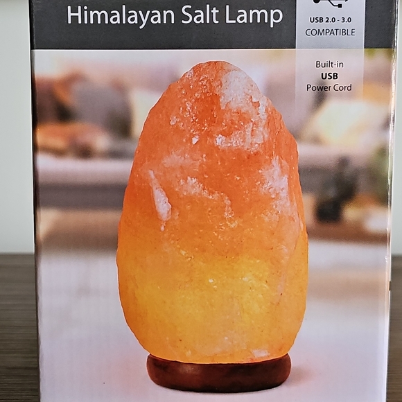 Color Changing LED, Himalayan Natural Salt Lamp, Natural Ionizer Freshen… - Picture 5 of 11
